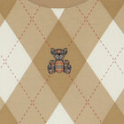 Beige Argyle Check T-Shirt, 1, hi-res