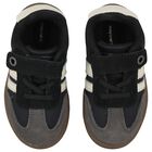 Younger Boys Black & White Trainers, 2, hi-res