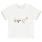 Baby Boys White & Beige Cotton Shorts Set ( 2-Pack ), 2, hi-res