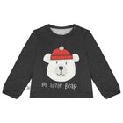 Younger Boys Grey Bear Tracksuit, 1, hi-res