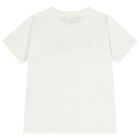 Boys Ivory Logo T-Shirt, 1, hi-res