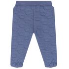 Boys Beige & Blue 2 Piece Babygrow Set, 1, hi-res