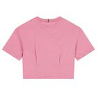 Girls Pink Logo T-Shirt, 1, hi-res