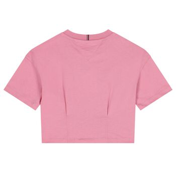 Girls Pink Logo T-Shirt