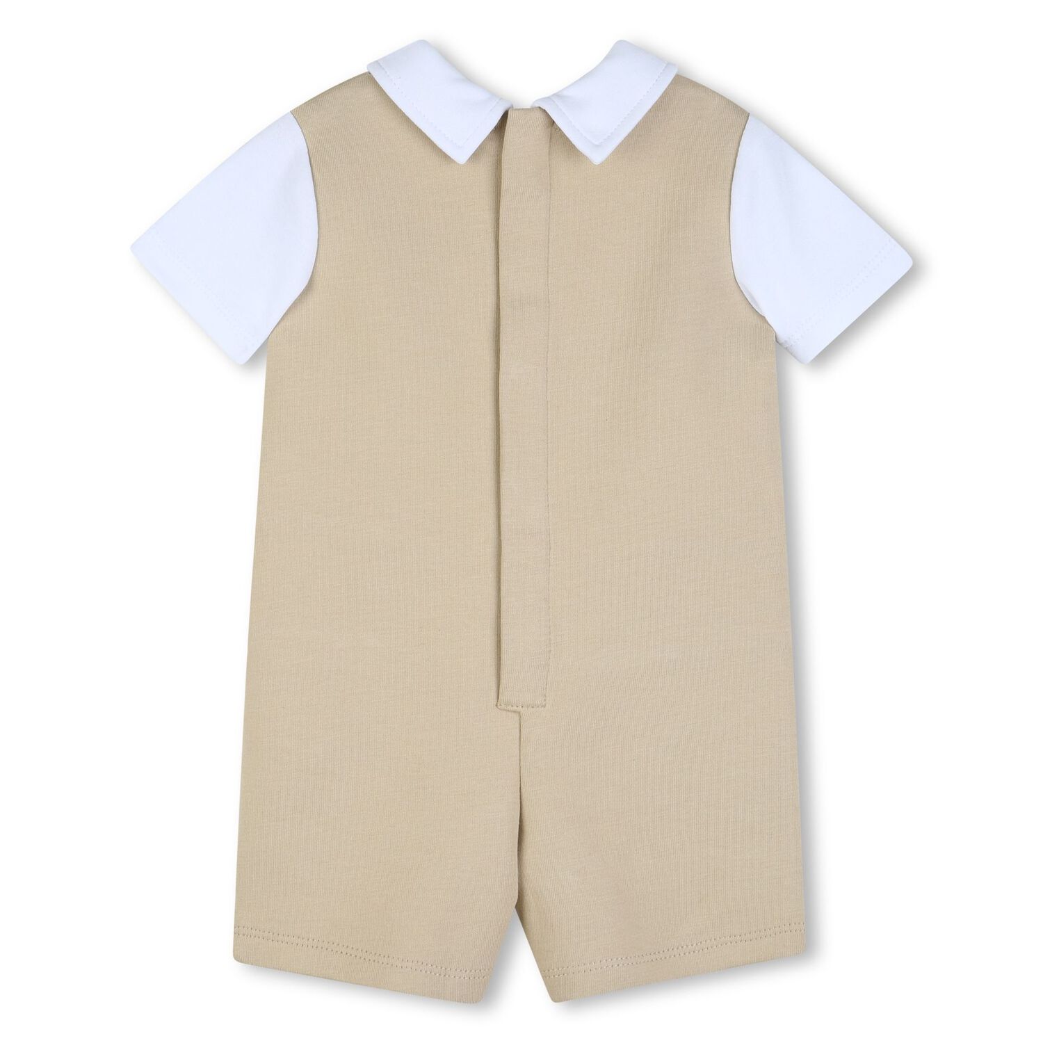 Baby Boys White & Beige Suit Gift Set, 1, hi-res