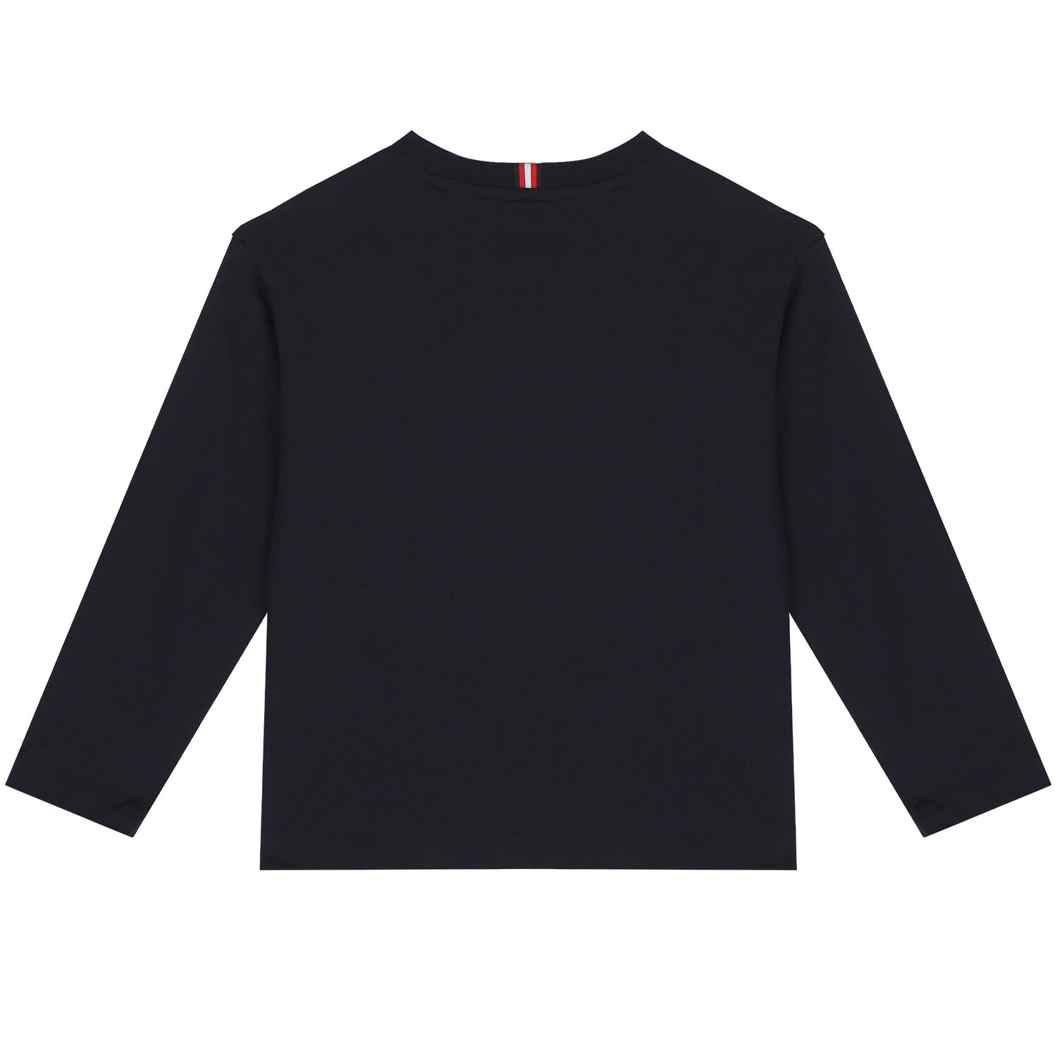 Boys Navy Logo Cotton T-Shirt, 1, hi-res image number null