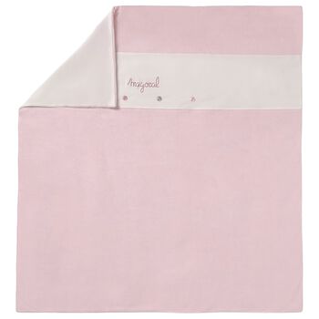 Baby Girls Pink Logo Blanket  