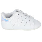 Baby Girls White Stan Smith Crib Pre Walker Shoes, 1, hi-res