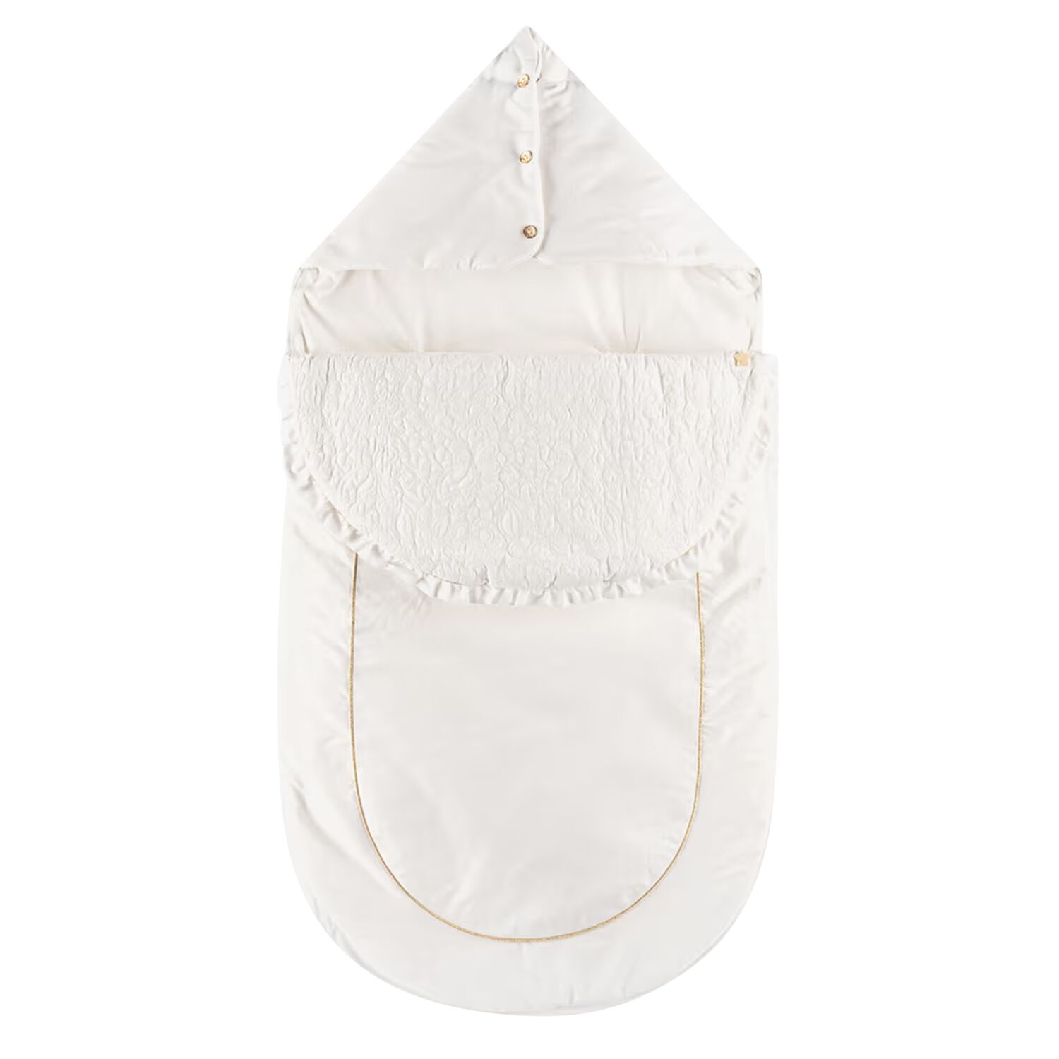 White & Gold Baby Nest, 2, hi-res