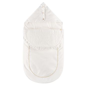 White & Gold Baby Nest