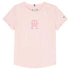Girls Pink Logo T-Shirt, 2, hi-res