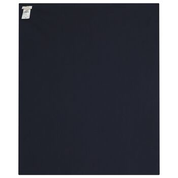 Navy Blue & Beige Geo Map Baby Blanket