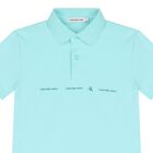 Boys Blue Logo Polo Shirt, 1, hi-res