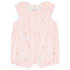 Baby Girls Pink Romper, 1, hi-res