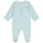 Baby Boys Blue Logo Babygrow Gift Set, 3, hi-res