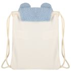 Baby Boys Blue & White Teddy Bear Gift Set, 3, hi-res