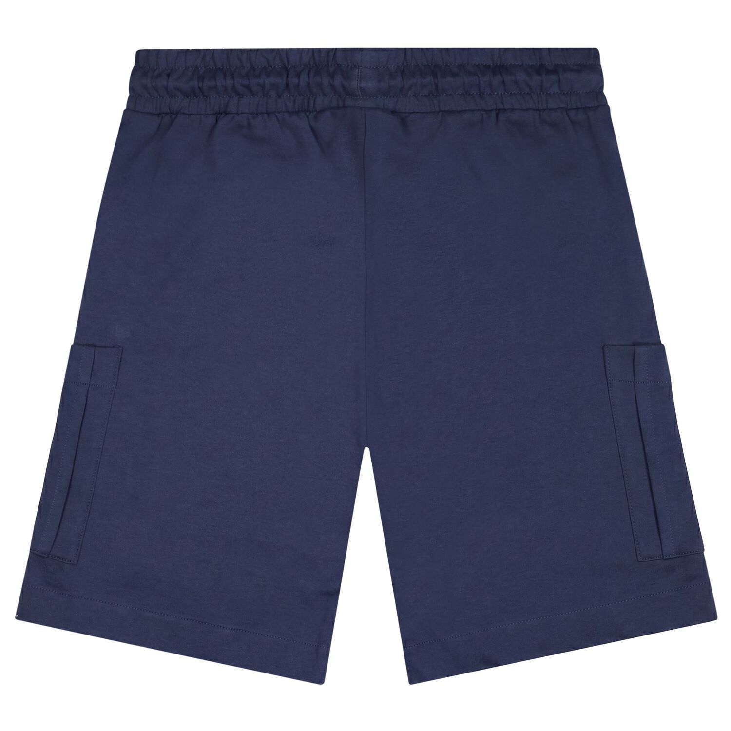 Boys White & Navy Blue Shorts Set, 2, hi-res