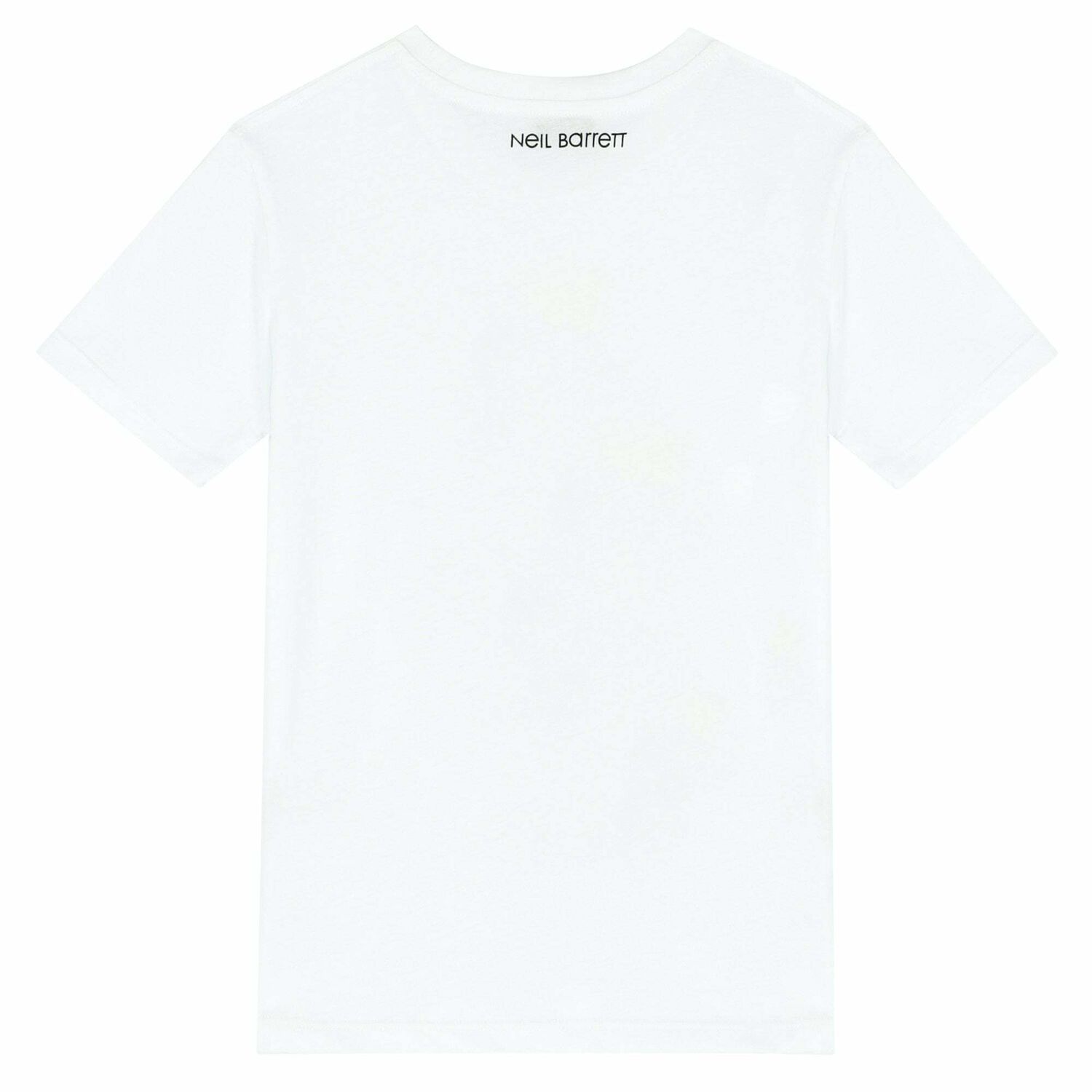 Boys White Graphic Print T-shirt, 1, hi-res