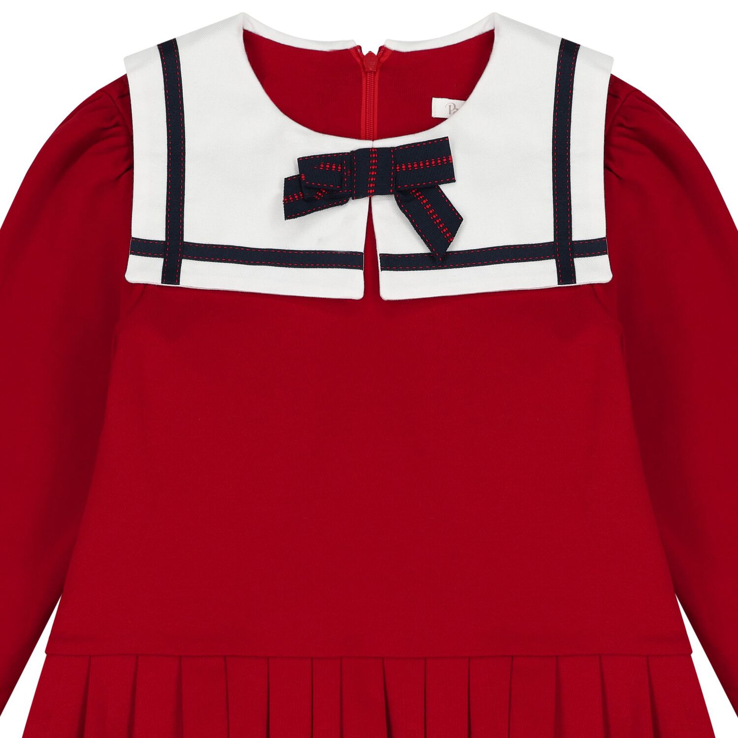 Girls Red Bow Dress, 2, hi-res image number null