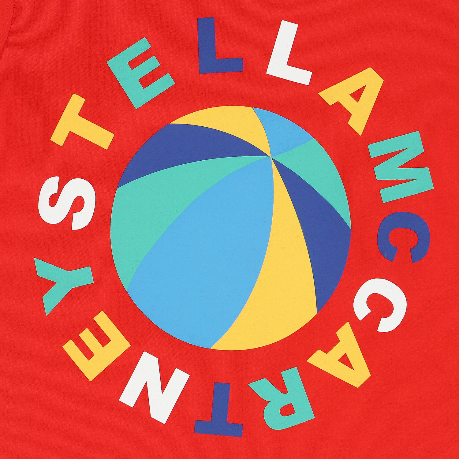 Red Beach Ball Logo T-Shirt, 1, hi-res