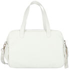 Cream Faux Leather Baby Changing Bag, 4, hi-res