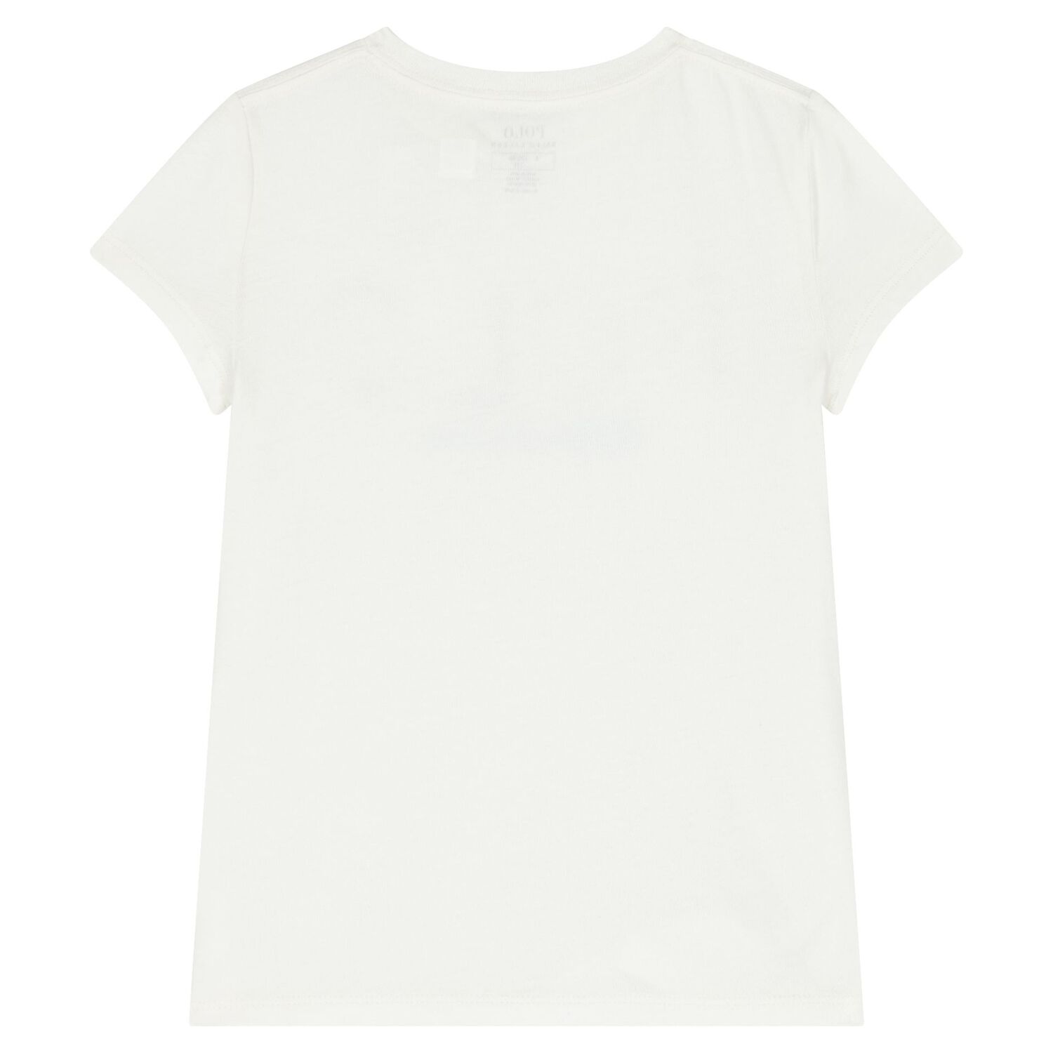 Girls White Logo T-Shirt, 1, hi-res