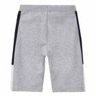 Boys Grey Logo Shorts, 2, hi-res