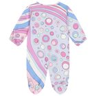 Baby Girls Pink & Lilac Fontane Babygrow Gift Set, 2, hi-res