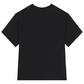 Boys Black Soccer Ball T-Shirt