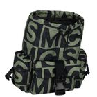 Boys Black & Green Logo Backpack, 1, hi-res