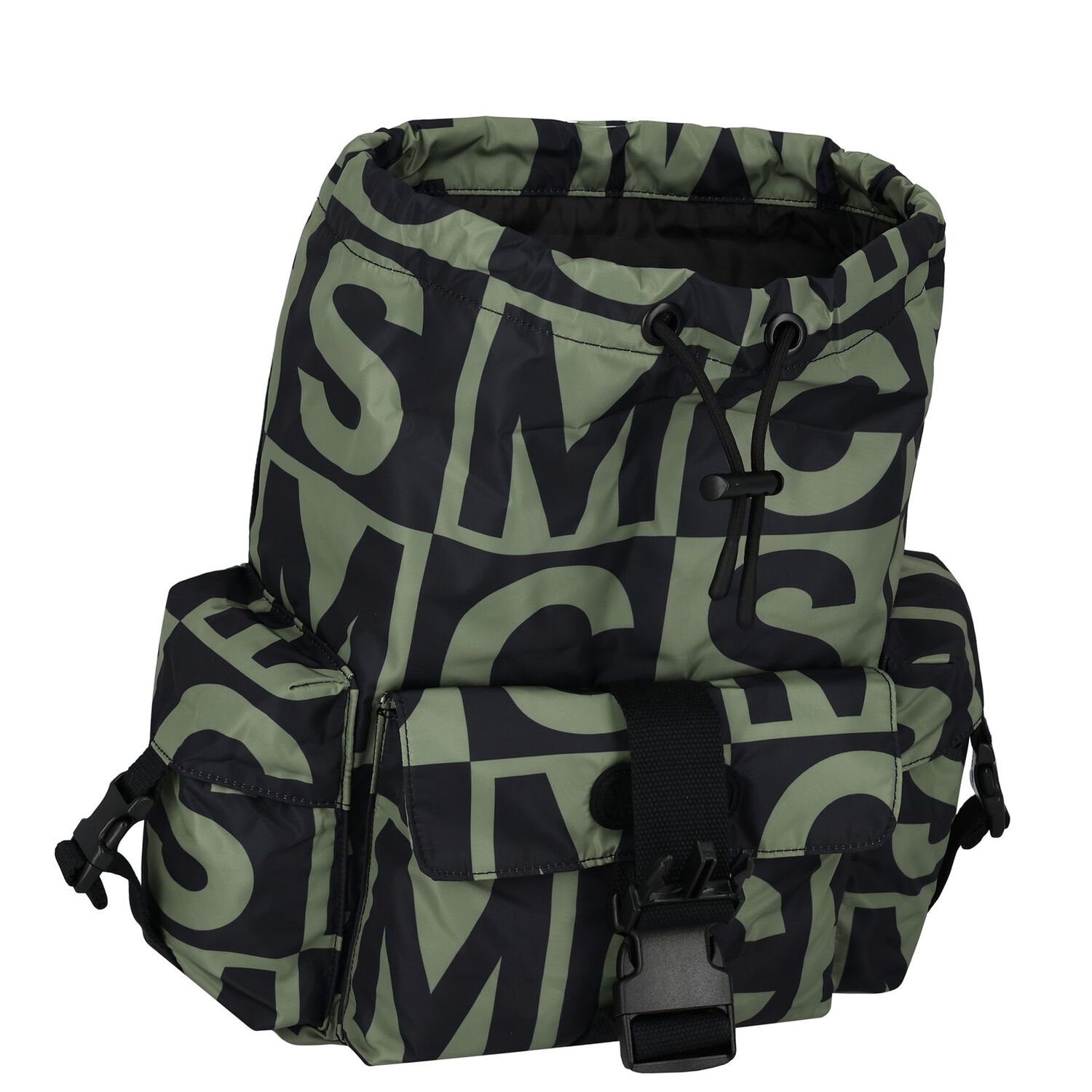 Boys Black & Green Logo Backpack, 1, hi-res image number null