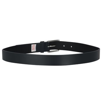 Boys Navy Blue Logo Belt