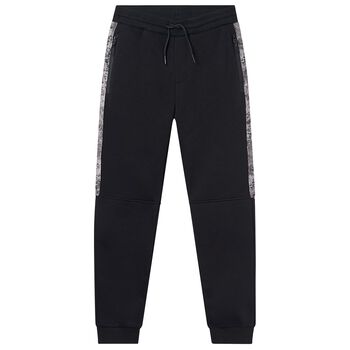 Boys Black Joggers