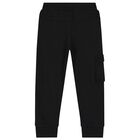 Boys Orange & Black Logo Tracksuit, 1, hi-res