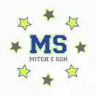 Boys White Logo Long Sleeve Top, 1, hi-res