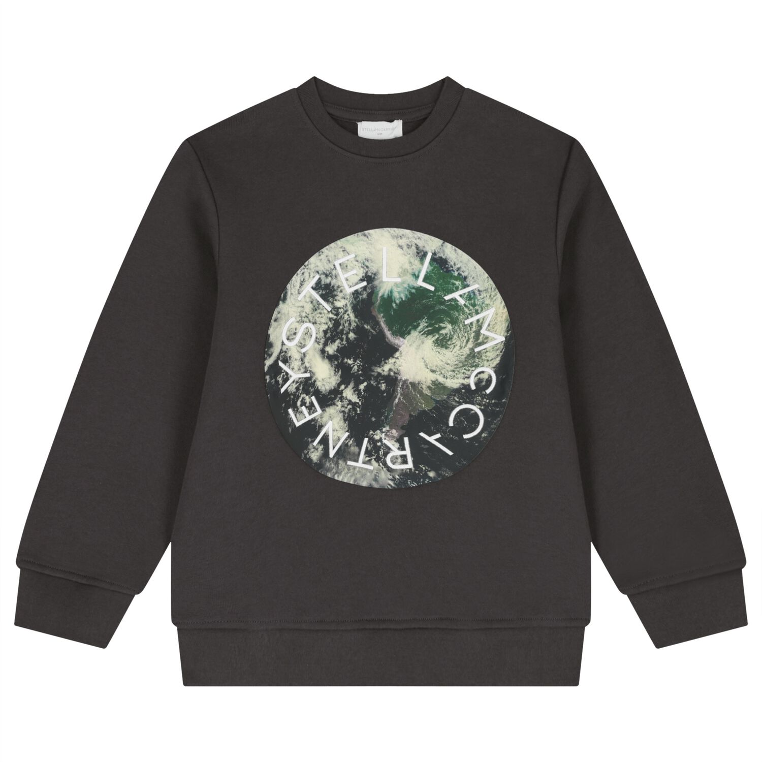 Boys Grey Planet Earth Sweatshirt, 1, hi-res