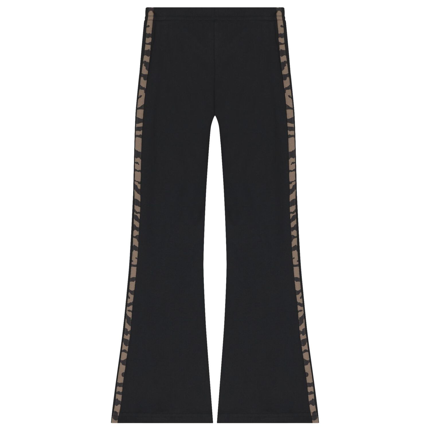 Girls Beige & Black Leggings Set, 1, hi-res