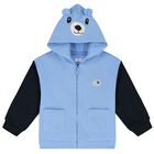 Younger Boys Blue & White 3 Piece Tracksuit, 2, hi-res