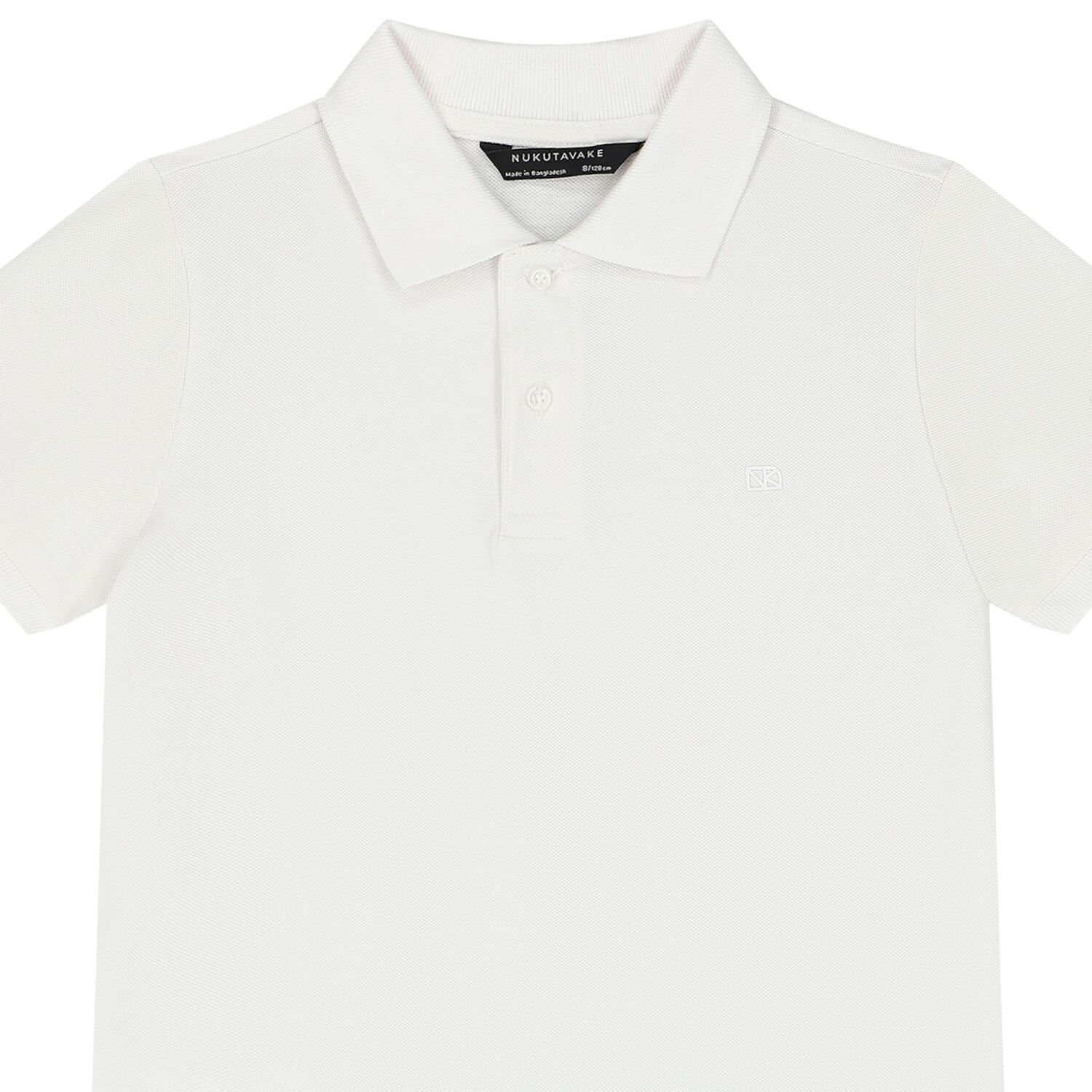 Boys White Logo Polo Shirt, 1, hi-res image number null