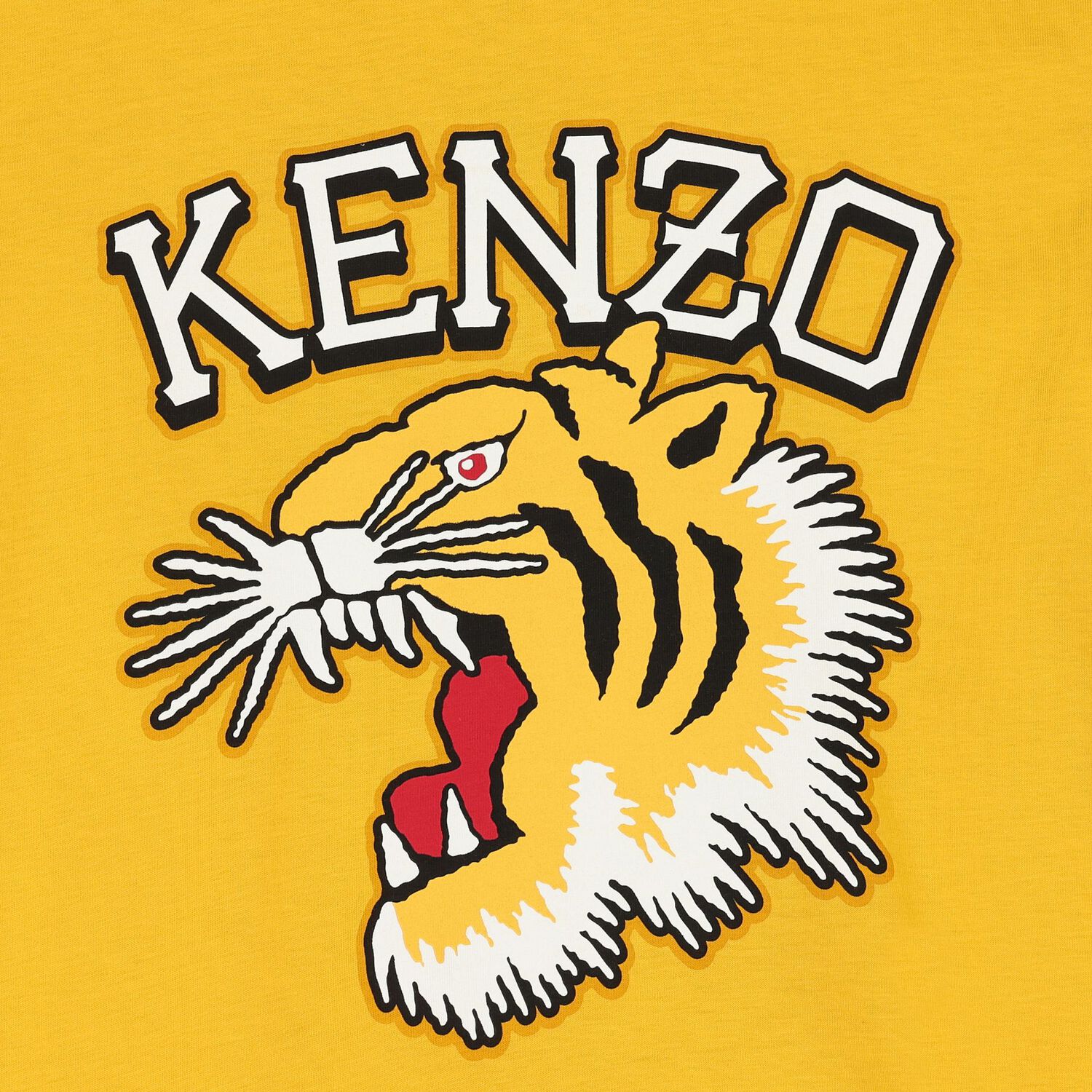 Girls Yellow Tiger Logo Dress, 2, hi-res