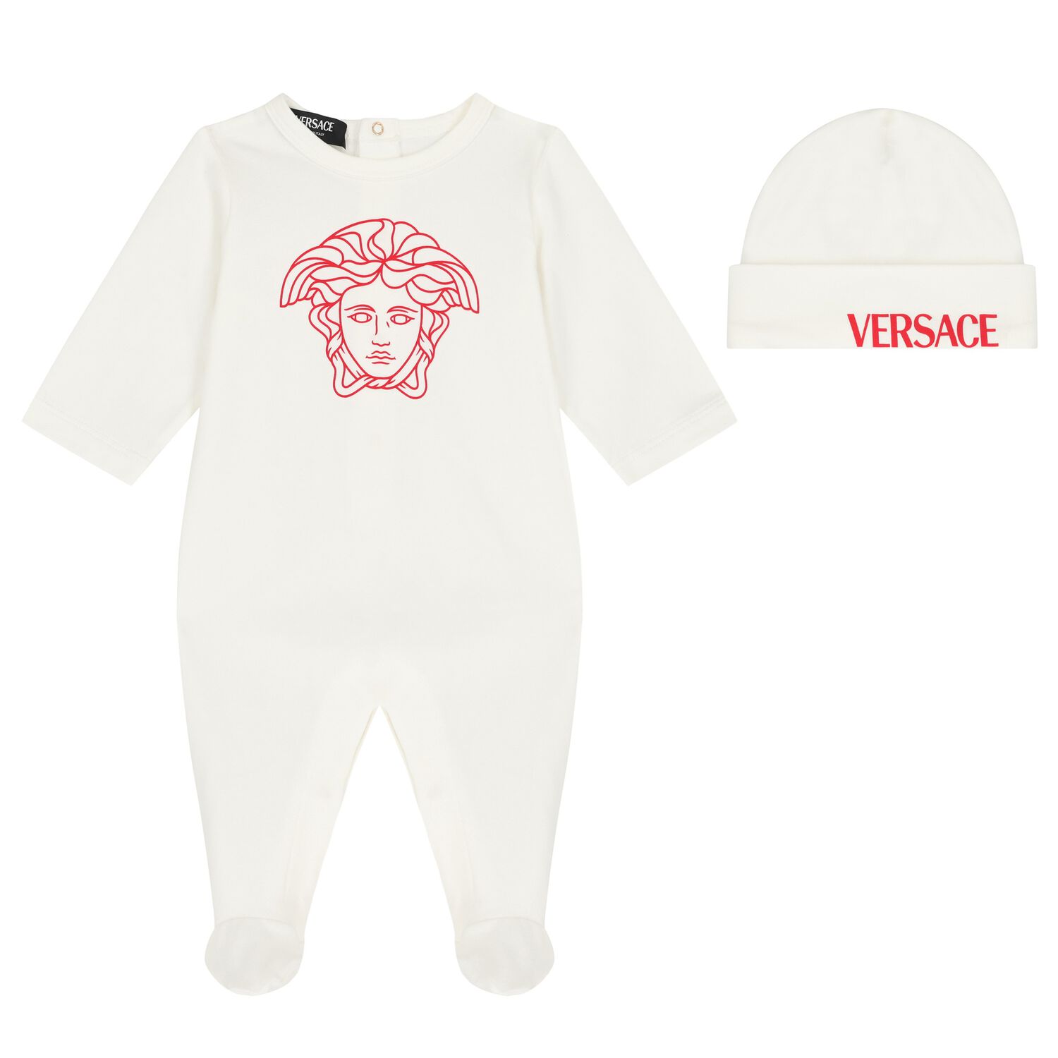 Baby Girls White & Red Babygrow Gift Set, 1, hi-res image number null
