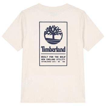 Boys Ivory Logo T-Shirt