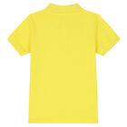 Boys Yellow Logo Polo Shirt, 2, hi-res
