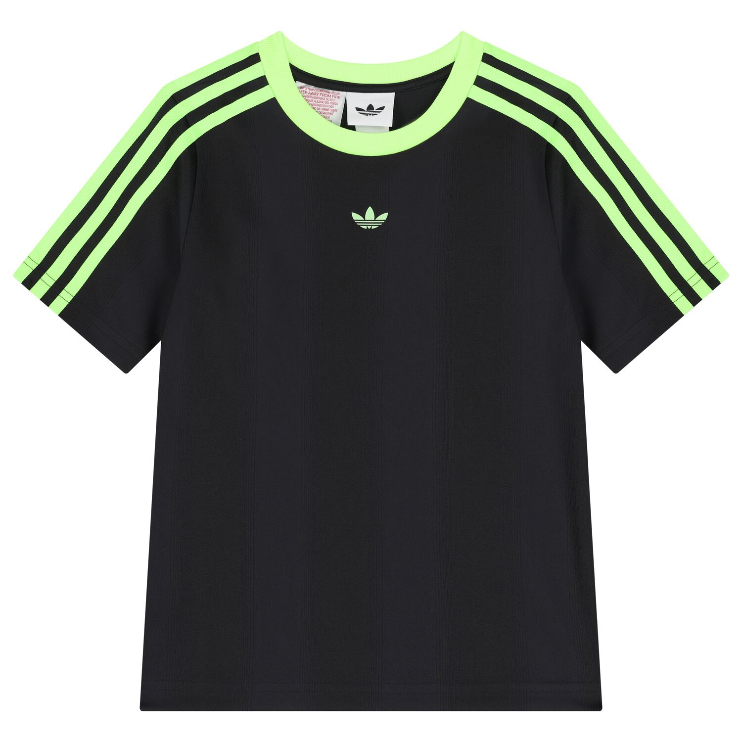 Black Trefoil Logo T-Shirt, 1, hi-res