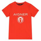 Boys Red Logo T-Shirt, 2, hi-res