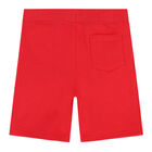 Boys Red Logo Shorts, 1, hi-res