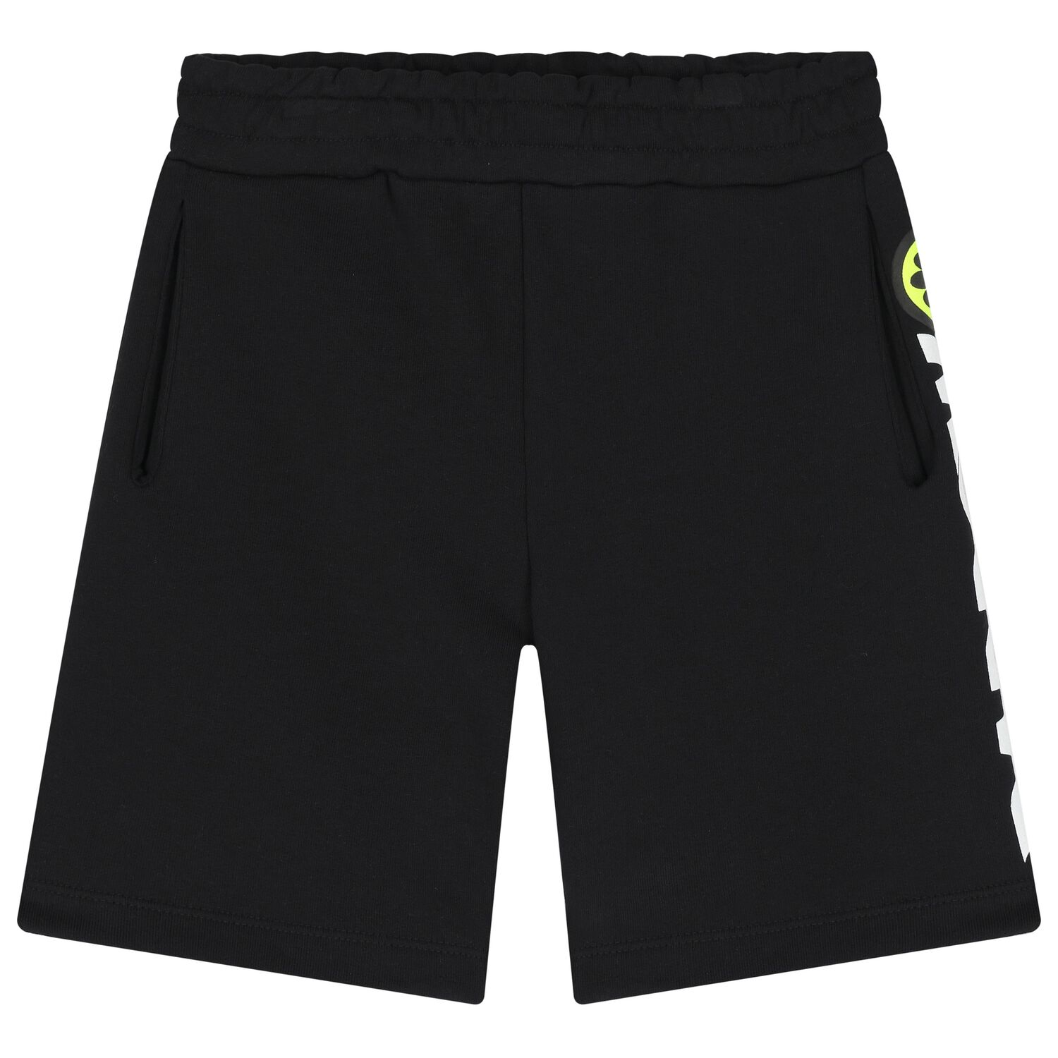 Boys Black Logo Shorts, 1, hi-res image number null