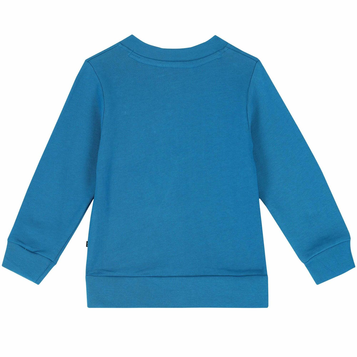 Younger Boys Blue Smiley Sweatshirt, 1, hi-res image number null