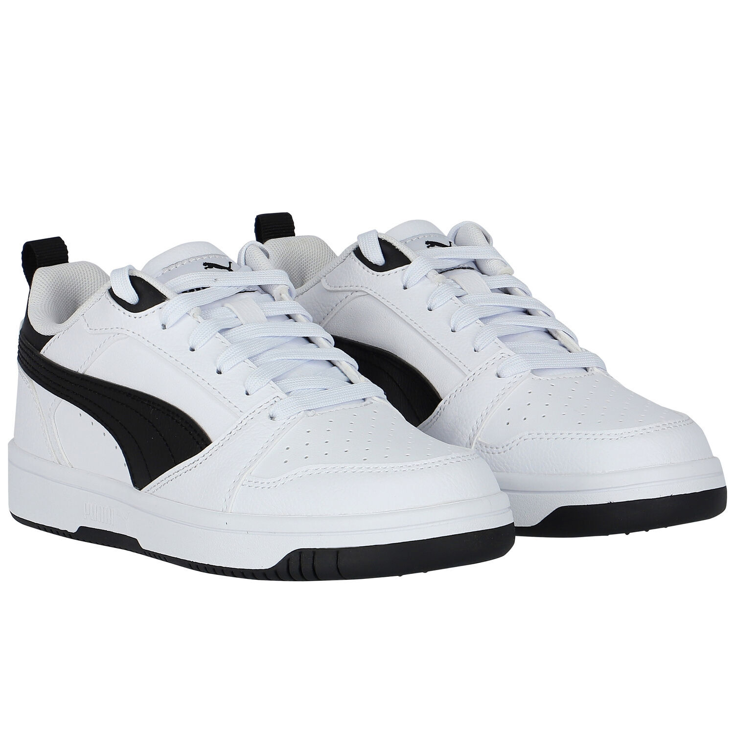 Boys White Rebound Trainers, 1, hi-res