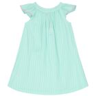 Girls Green Beach Dress, 1, hi-res